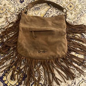 Jessica Simpson Suede Tassel Bag